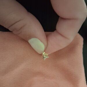 Mejuri Lotus Diamond Stud